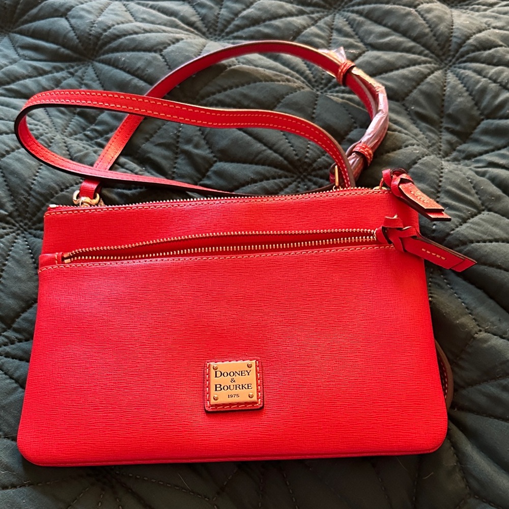 Dooney & Bourke Vibrant Red Crossbody Bag
